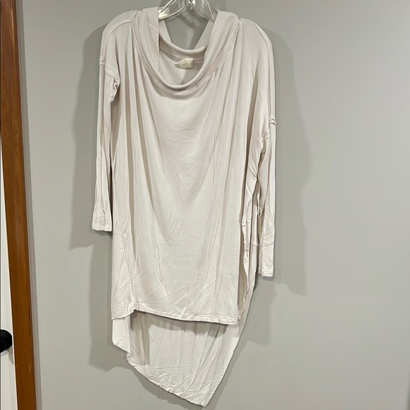 We The Free Tops - We The Free Cream Ribbed Cowl Neck Top - medium